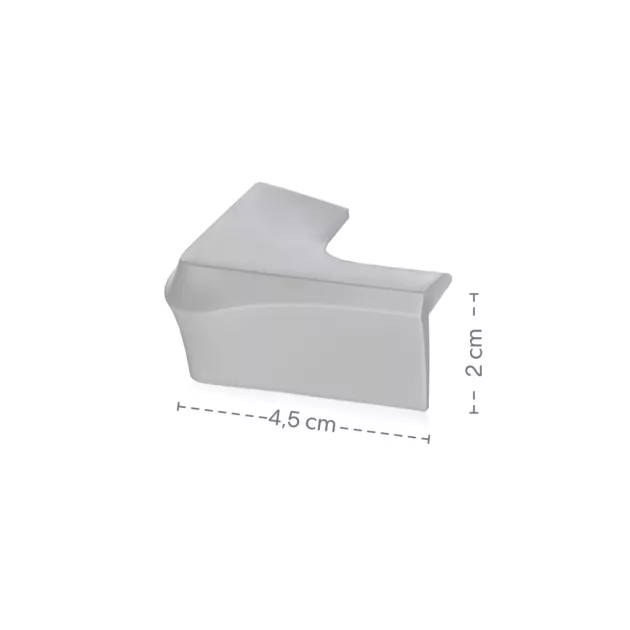 Zopa Gumis sarokvédő XL 4 db White