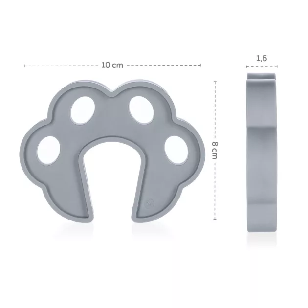 Zopa Gumis ujjbecsípődés elleni védelem 1 db Grey