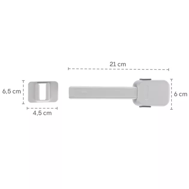 Zopa WC zár 1 db White