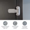Zopa Hűtőzár biztosítóval 1 db White
