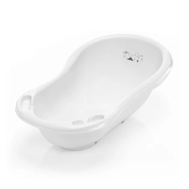 Zopa Hold 84 cm-es kád dugóval, fehér White