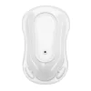 Zopa Hold 84 cm-es kád dugóval, fehér White