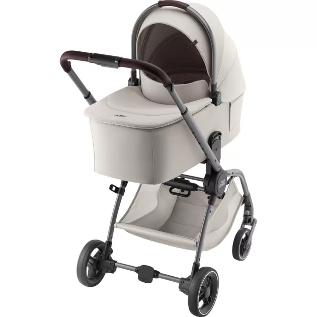 Britax Römer Rio Comfort Core Set 3in1: multifunkciós babakocsi + mózeskosár + Baby-Safe Core hordozó - Soft Taupe