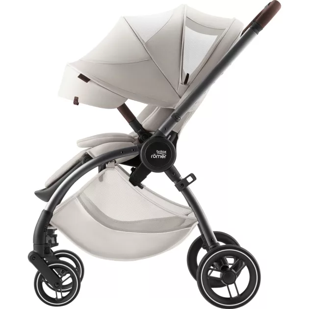 Britax Römer Rio Comfort Core Set 3in1: multifunkciós babakocsi + mózeskosár + Baby-Safe Core hordozó - Soft Taupe