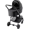 Britax Römer Rio Comfort Core Set 3in1: multifunkciós babakocsi + mózeskosár + Baby-Safe Core hordozó - Carbon Black