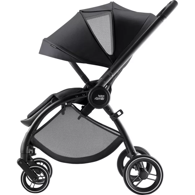 Britax Römer Rio Comfort Core Set 3in1: multifunkciós babakocsi + mózeskosár + Baby-Safe Core hordozó - Carbon Black