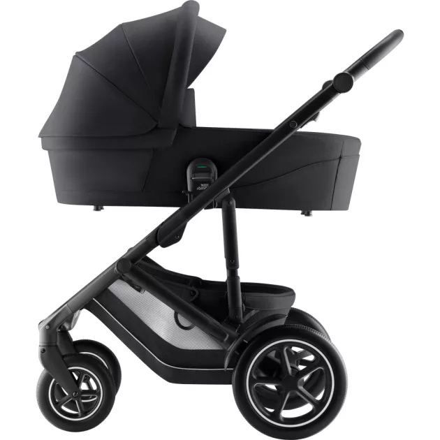 Britax Römer Smile 5Z Comfort Core Set 3in1: multifunkciós babakocsi + mózeskosár + Baby-Safe Core hordozó - Carbon Black