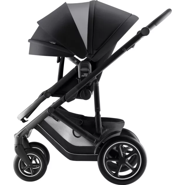 Britax Römer Smile 5Z Comfort Core Set 3in1: multifunkciós babakocsi + mózeskosár + Baby-Safe Core hordozó - Carbon Black