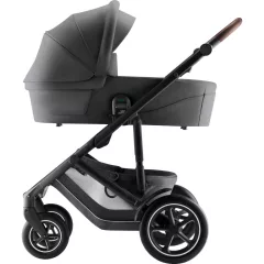   Britax Römer Smile 5Z Comfort Core Set 3in1: multifunkciós babakocsi + mózeskosár + Baby-Safe Core hordozó - Mineral Grey