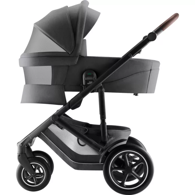 Britax Römer Smile 5Z Comfort Core Set 3in1: multifunkciós babakocsi + mózeskosár + Baby-Safe Core hordozó - Mineral Grey