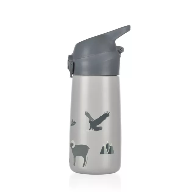 Zopa 400 ml-es termosz cumis szívószállal, hegyvidék Mountains