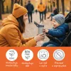 Zopa 400 ml-es termosz cumis szívószállal, szafari Safari