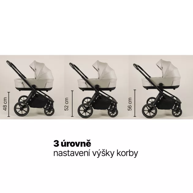 Zopa Move XL 5 mózeskosár  Boss Grey