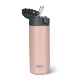   Zopa 400 ml-es termosz szívószállal, Candy pink Candy pink