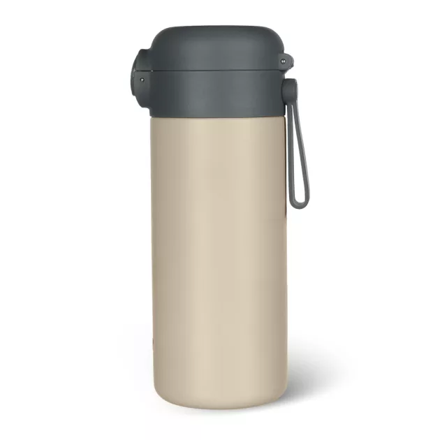 Zopa 350 ml-es termosz szívószállal és szilikon fogantyúval, cookie beige Cookie beige