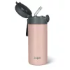 Zopa 350 ml-es termosz szívószállal és szilikon fogantyúval, candy pink Candy pink