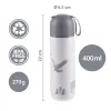 Zopa 400 ml-es termosz szilikon fogantyúval, pisztáciazöld Pistacio green