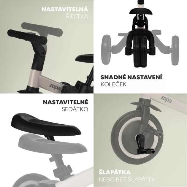 Zopa Razor Easy Tricikli Kodi Bronze