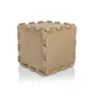 Zopa 9 db-os Puzzle habszőnyeg, 30x30 cm, mogyoróbarna Hazel Brown