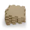 Zopa 9 db-os Puzzle habszőnyeg, 30x30 cm, mogyoróbarna Hazel Brown