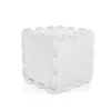 Zopa 9 db-os Puzzle habszőnyeg, 30x30 cm, ivory beige Ivory Beige
