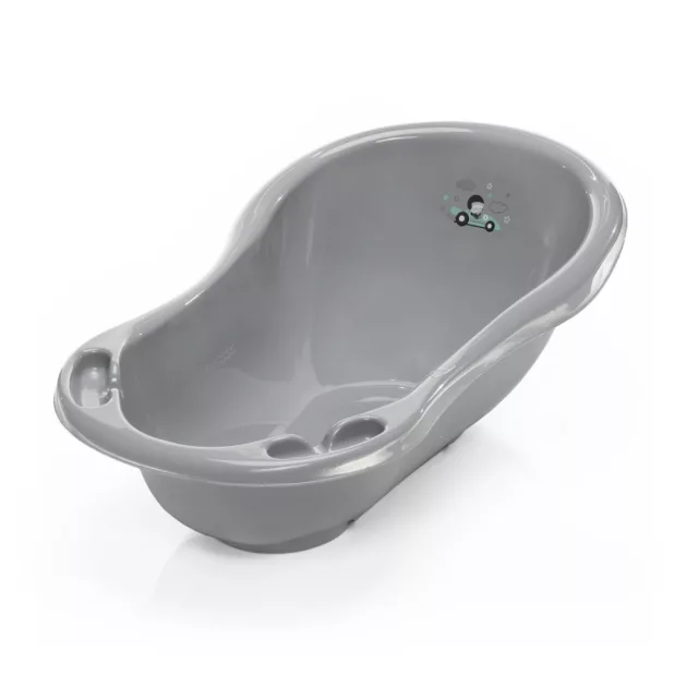 Zopa Racer 84 cm-es kád dugóval, szürke/menta Grey/Mint