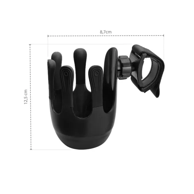 Zopa Rugalmas italtartó babakocsira - Black