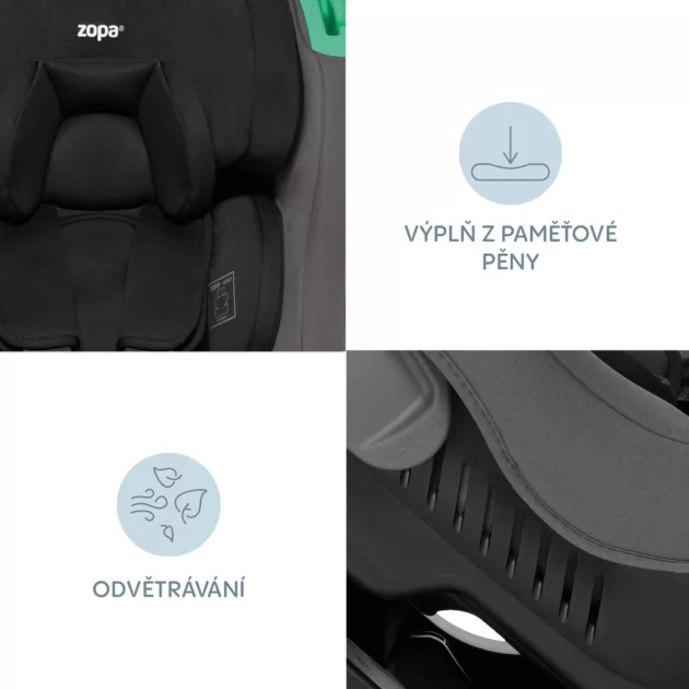 Zopa Verso R129 gyerekülés Toffee Brown