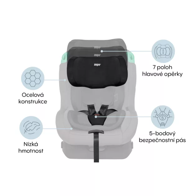 Zopa Verso R129 gyerekülés Toffee Brown