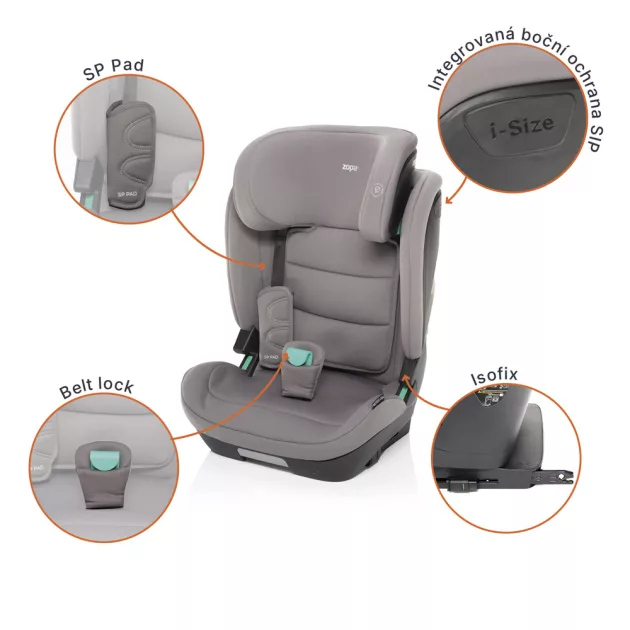 Zopa Matrix i-Size gyerekülés Ivory Beige