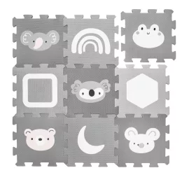   Zopa 9 db-os Puzzle habszőnyeg, 30x30 cm, vadvilág Wild Life