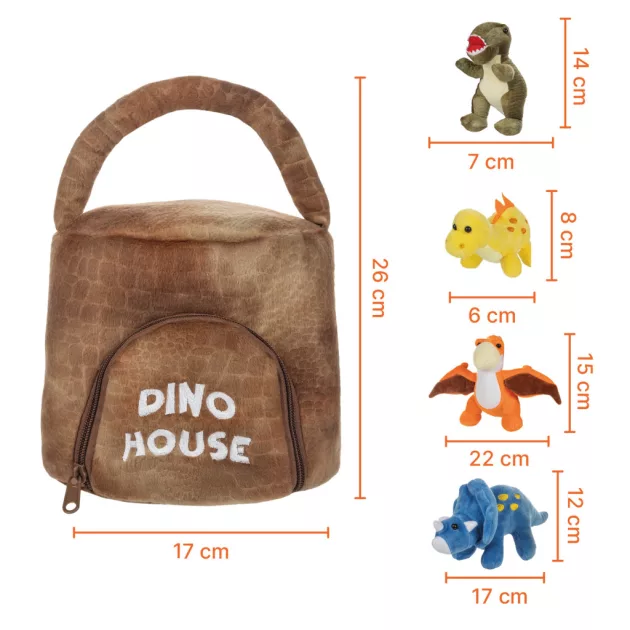 Zopa Plüss játék szett, dínó Dino