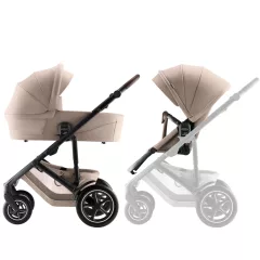   Britax Römer Smile 5Z Essential set 2in1: multifunkciós babakocsi + mózeskosár - Teak