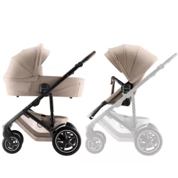   Britax Römer Smile 5Z Essential set 2in1: multifunkciós babakocsi + mózeskosár - Teak