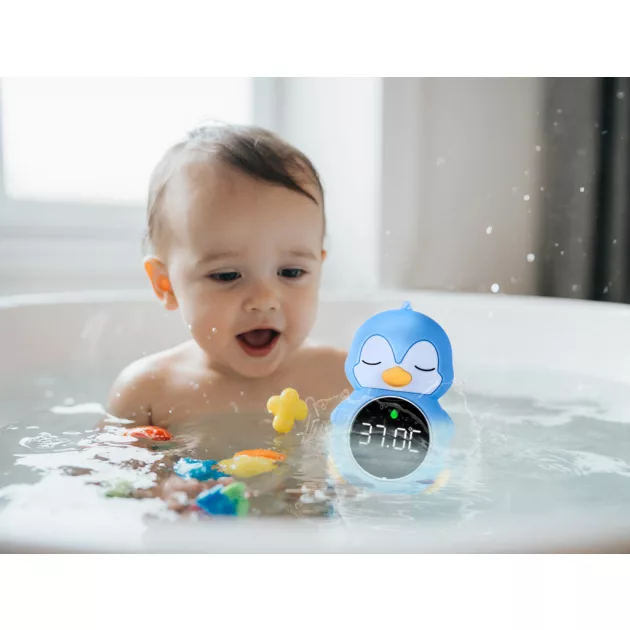 Zopa Szilikon digitális hőmérő 3in1 Penguin