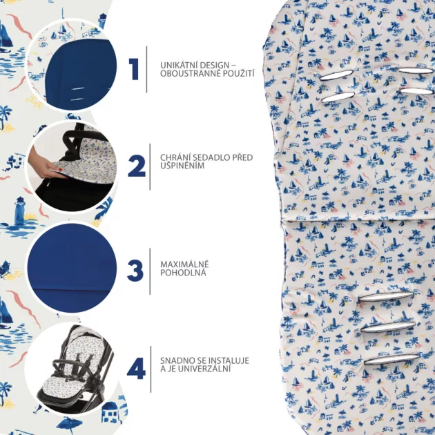 Zopa Babakocsi szőnyeg Easy - Sailor Blue