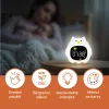 Zopa Szilikon gyermek ébresztőóra éjszakai fénnyel és zenével Owl