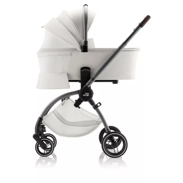 Britax Römer Comfort Plus LUX Szett (Rio babakocsi + mózeskosár + Baby-Safe PRO babahordozó + Vario Base 5Z) - Soft Taupe