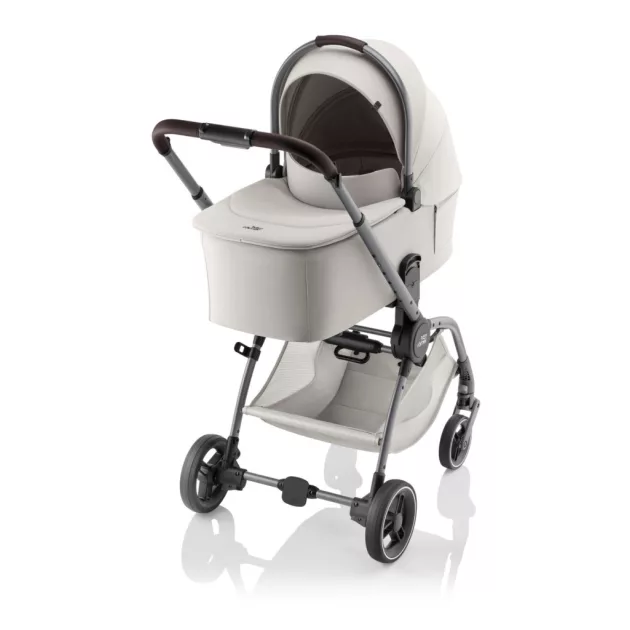 Britax Römer Comfort Plus LUX Szett (Rio babakocsi + mózeskosár + Baby-Safe PRO babahordozó + Vario Base 5Z) - Soft Taupe