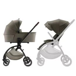   Britax Römer Rio Essential STYLE Szett (Rio babakocsi + mózeskosár + Baby-Safe Core + Baby-Safe Core bázis) - Urban Olive