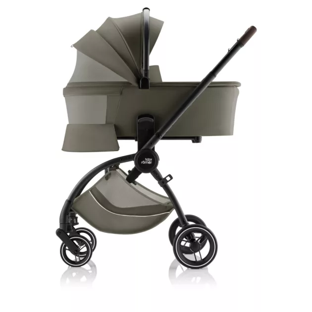 Britax Römer Rio Essential STYLE Szett (Rio babakocsi + mózeskosár + Baby-Safe Core + Baby-Safe Core bázis) - Urban Olive