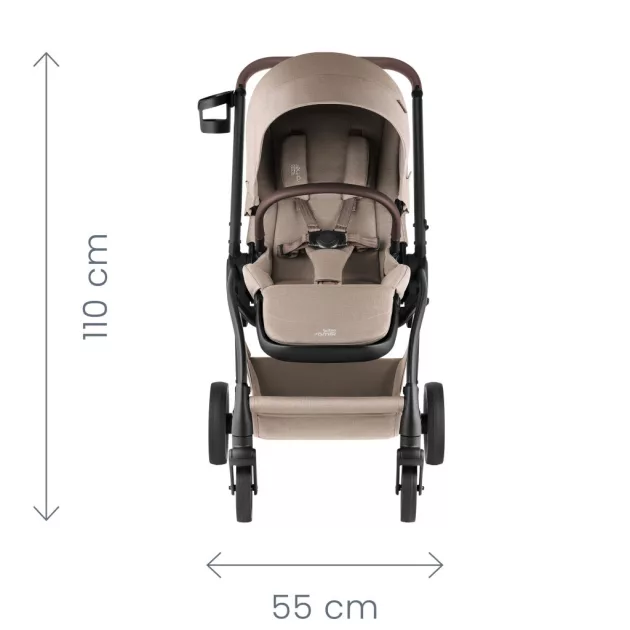 Britax Römer Rio Essential STYLE Szett (Rio babakocsi + mózeskosár + Baby-Safe Core + Baby-Safe Core bázis) - Urban Olive