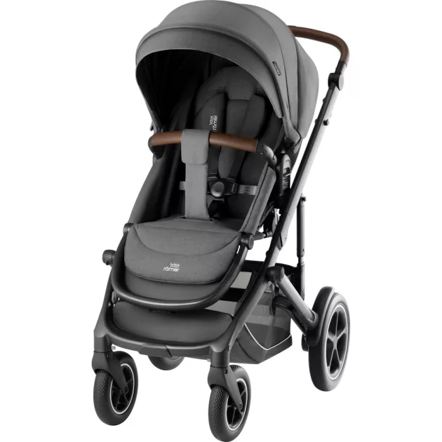 Britax Römer Smile 5Z Essential set 2in1: multifunkciós babakocsi + mózeskosár - Mineral Grey