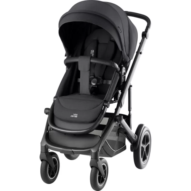 Britax Römer Smile 5Z Essential set 2in1: multifunkciós babakocsi + mózeskosár - Carbon Black