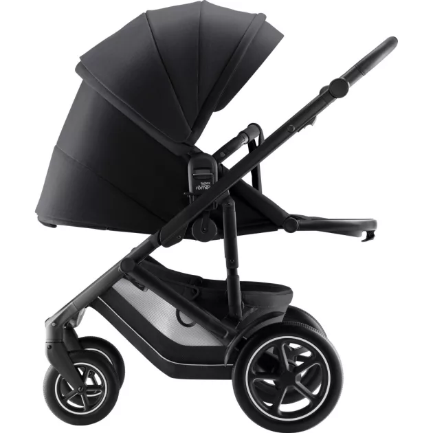 Britax Römer Smile 5Z Essential set 2in1: multifunkciós babakocsi + mózeskosár - Carbon Black