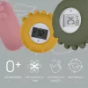 Zopa Szilikon digitális hőmérő 2 az 1-ben - fenyőzöld Forest Green