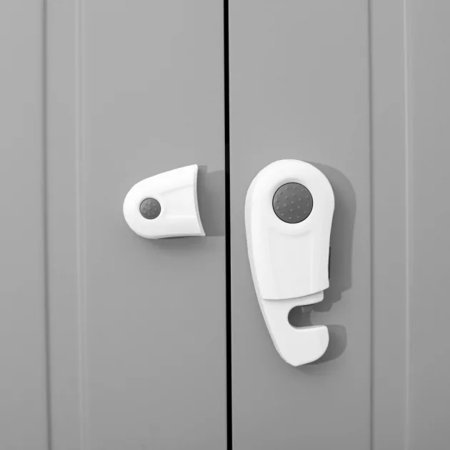 Zopa Szekrényzár 2 db white/grey