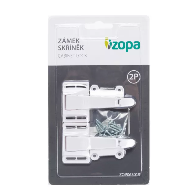 Zopa Szekrényzár 2 db white