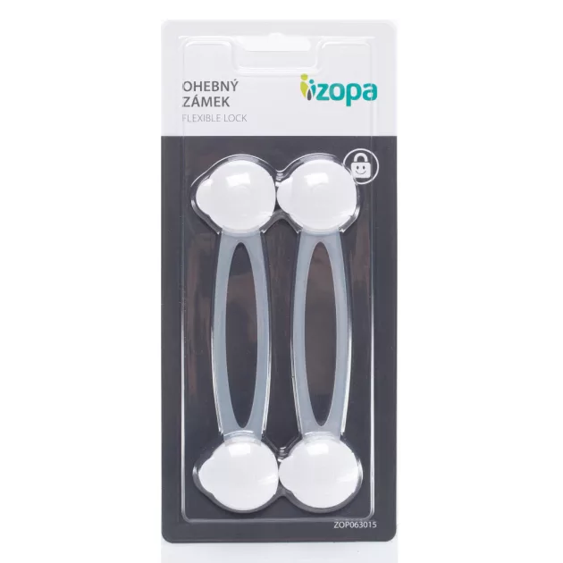 Zopa Hajlékony szekrényzár 2 db white