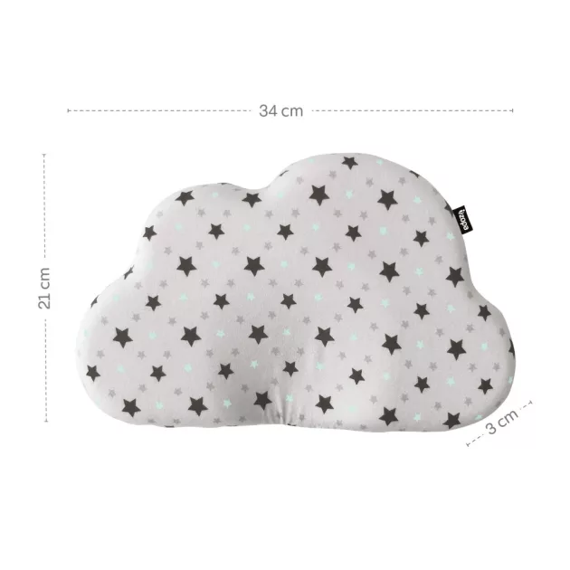 Zopa Memóriahabos párna csillagokkal, pink Pink stars